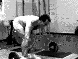 Barbell Row (to neck with elbows out)