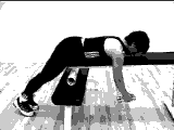 Dumbbell Lying Rear Lateral Raise