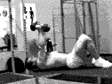 Dumbbell Lying Triceps Extension