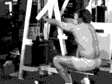 Lever Row (to neck with elbows out)