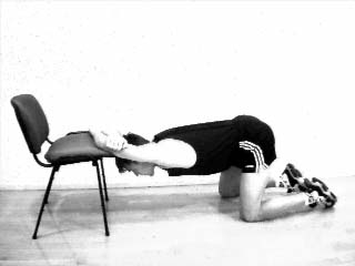 Bent-over Lat Stretch