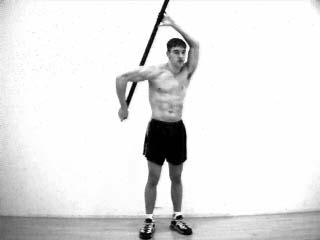 Broom Stick Infraspinatus Stretch
