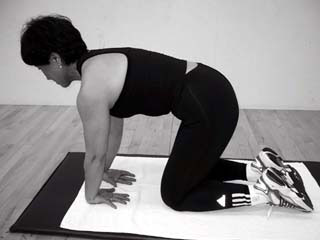 Kneeling Wrist Extensor Stretch