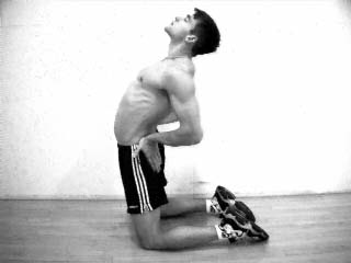 Kneeling Abdominal Stretch