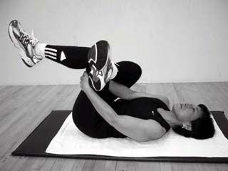 Lying Glute Stretch