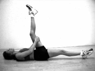 Lying Single Leg Hamstring Stretch
