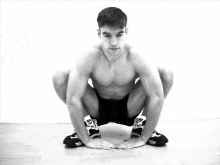 Squatting Groin Stretch